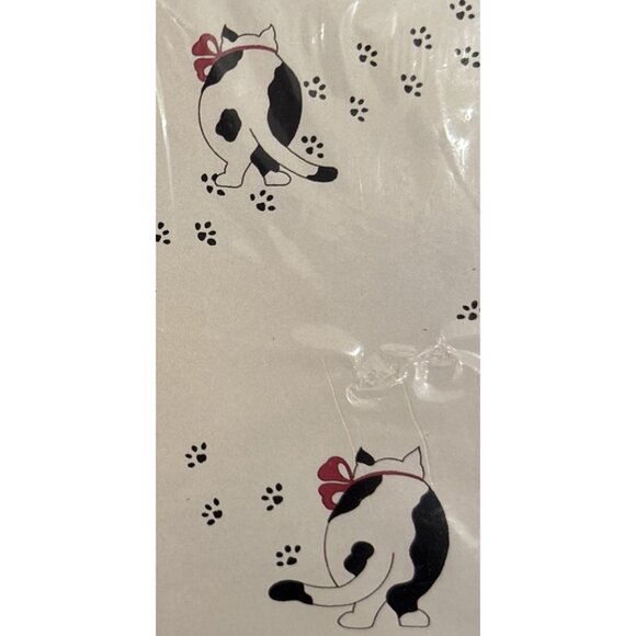 Vintage Design Trend Ironing Board Cover "PAW PRINTS" Cats Cat Lady 100% Cotton - Picture 2 of 3